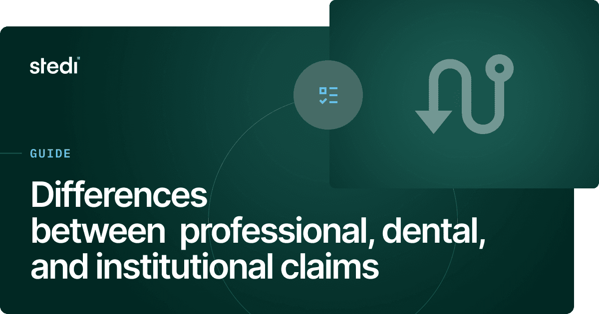 Differences between 837P professional, 837D dental, and 837I ...