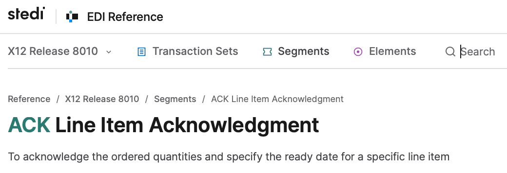Image of segment name