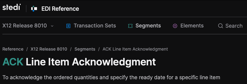 Image of segment name