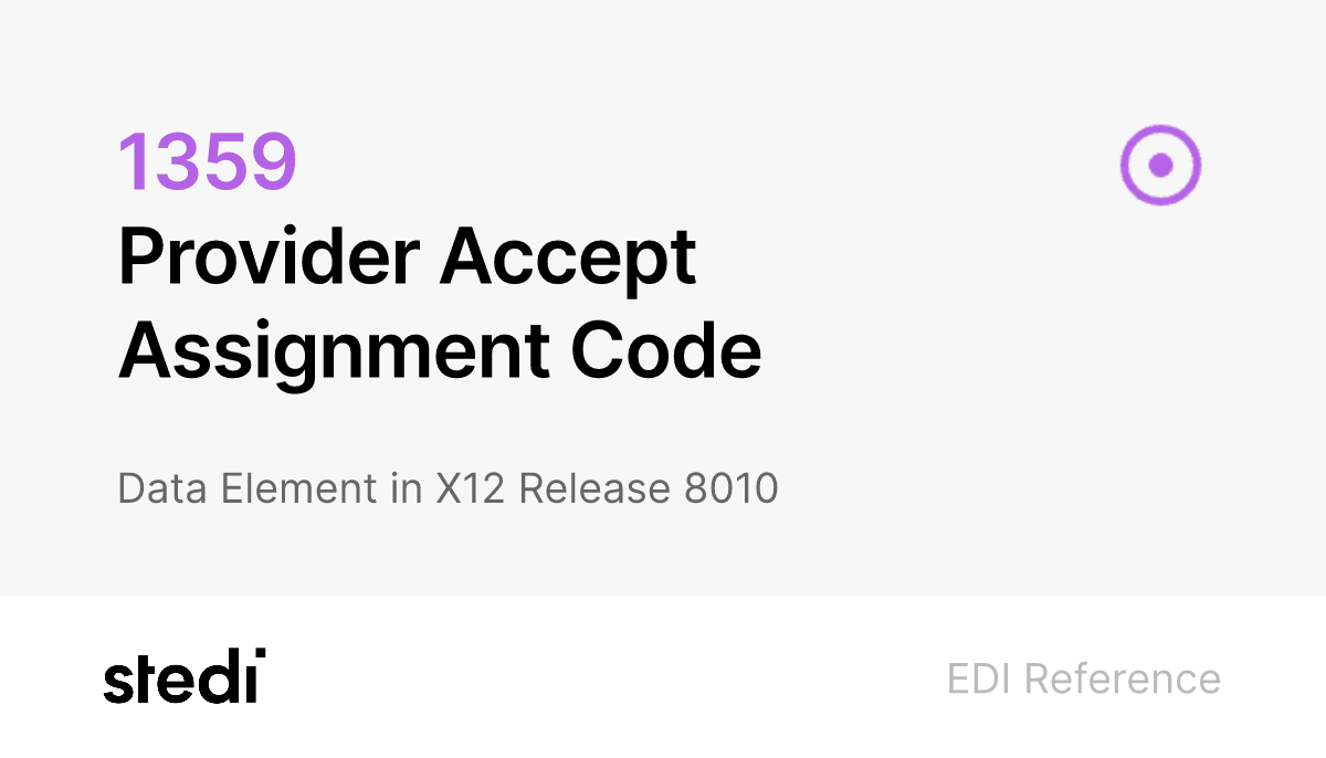 provider accept assignment