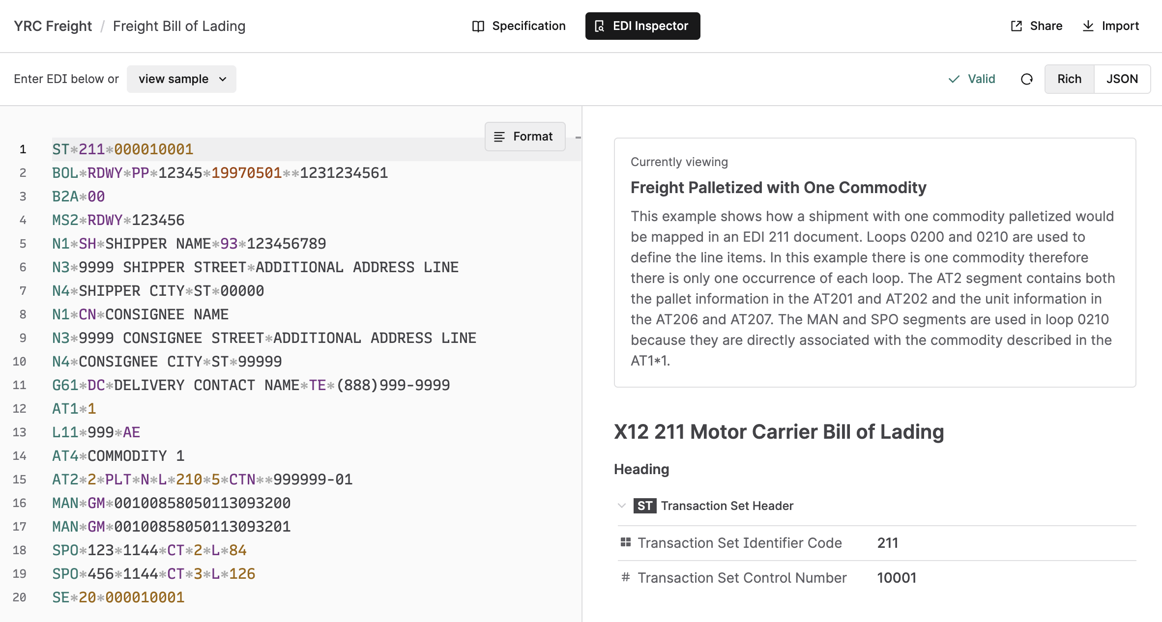 Delimiter Option in Stedi Guides