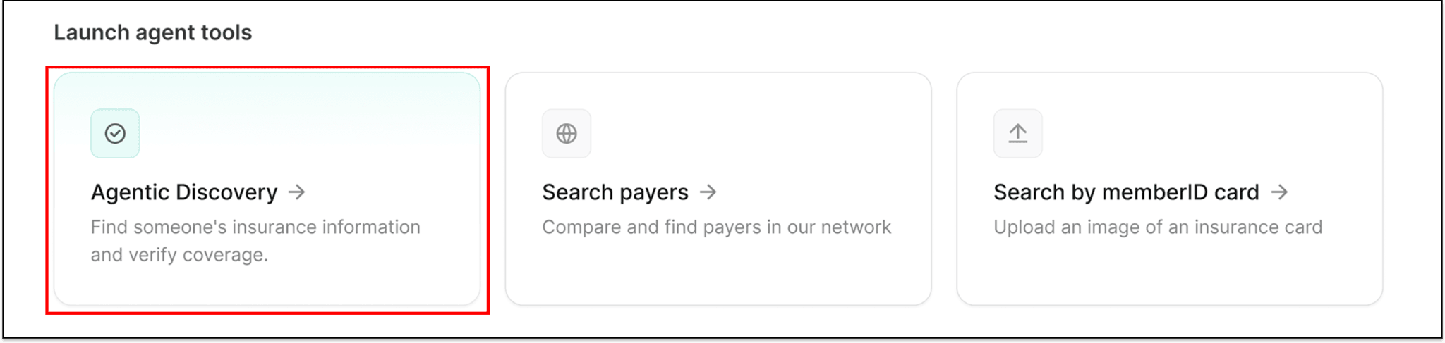 Agentic Discovery option on the Stedi Agent's Chats page