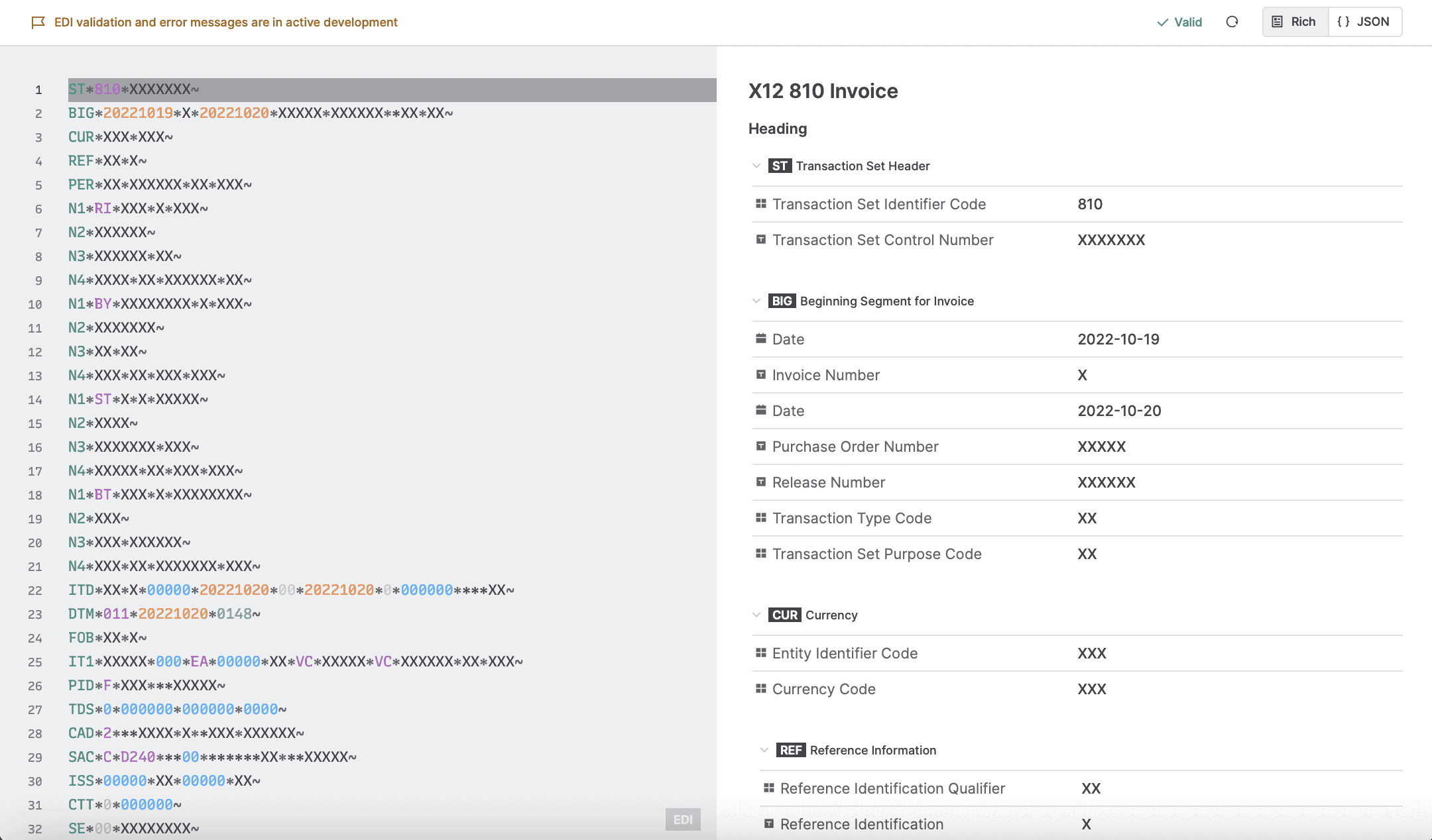 EDI Inspector in Guides