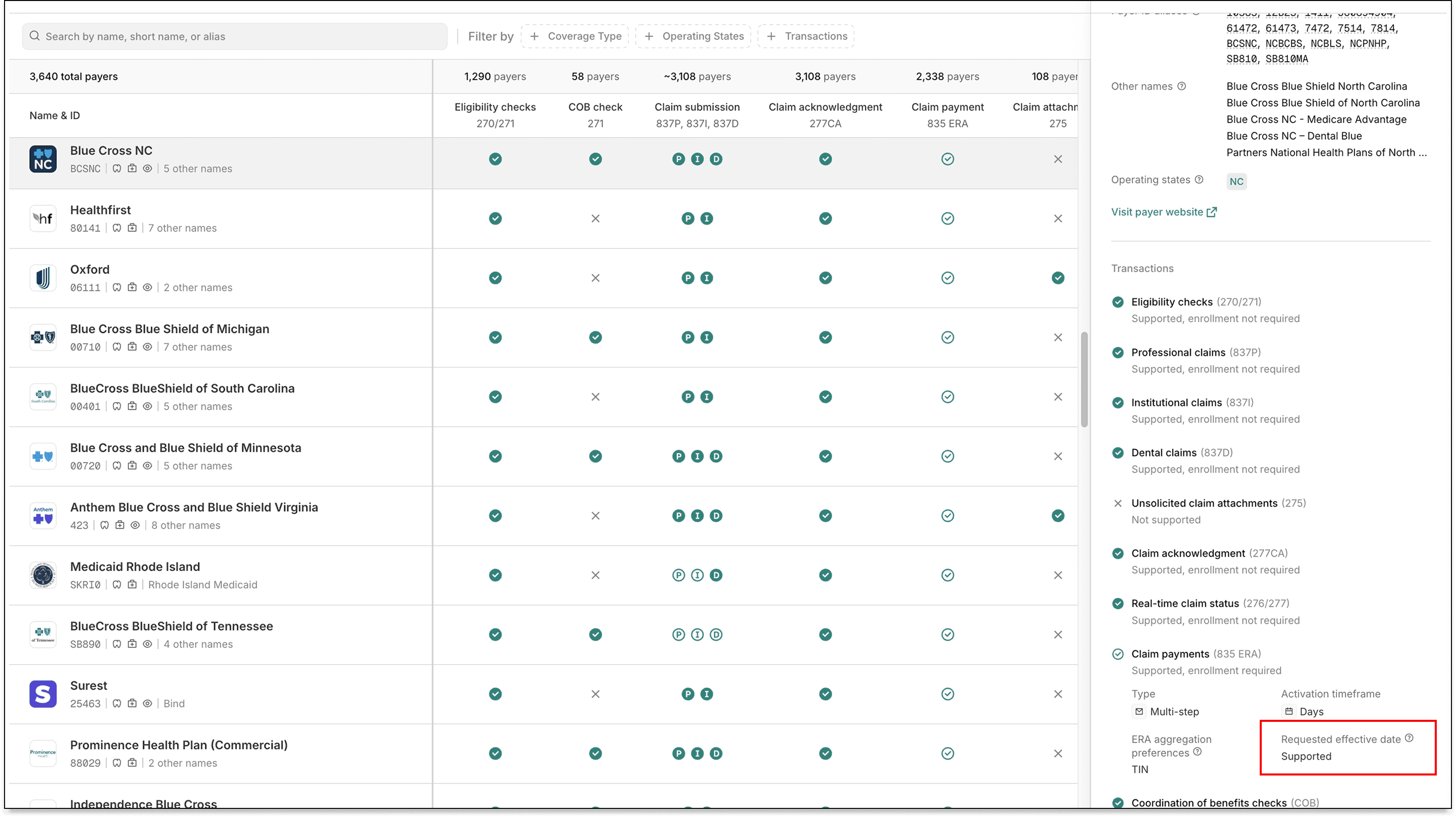 Stedi Payer Network